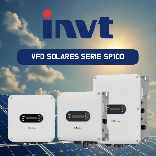 Inversores solares SP100 de invt: eficiencia energética para soluciones renovables.