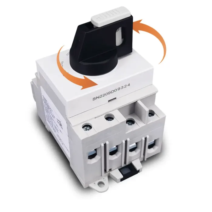 Seccionador Rotativo Solar 1200Vcc - 4P 32A - Imagen 2