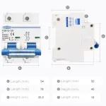 Interruptor Termomagnetico de Corriente Continua 600Vcc - 2P 100A - Imagen 4
