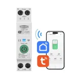 Interruptor Inteligente WiFi con Medidor de Energía y Protecciones - 1P+N 63A - Imagen 2