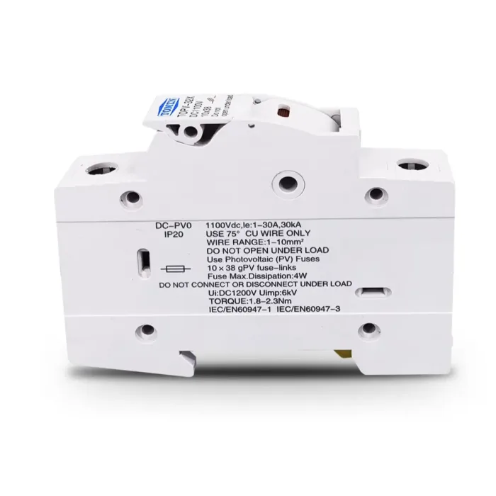 Portafusible para Fusible Solar gPV 10x38mm con LED - 1P - Imagen 5