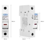 Portafusible para Fusible Solar gPV 10x38mm con LED - 1P - Imagen 6