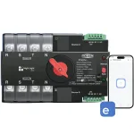 Interruptor Automático de Transferencia con WiFi - 4P 100A
