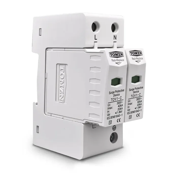 Protector Contra Sobretensiones 385Vca - 2P 20/40kA - Imagen 2