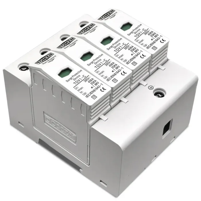Protector Contra Sobretensiones 385Vca - 4P 20/40kA - Imagen 2