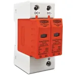 Protector Contra Sobretensiones 500Vcc - Fotovoltaico 2P 20/40kA