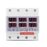 Protector Ajustable de Sobretensión/Subtensión y Corriente (SYN/ASYNC) - 3P+N 63A