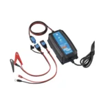 Cargador de batería Victron Blue Smart, versátil y fácil de usar para múltiples tipos de baterías.