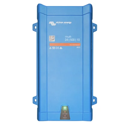 Inversor cargador Victron MultiPlus 24V 500W, ideal para energías renovables y sistemas fuera de la red.