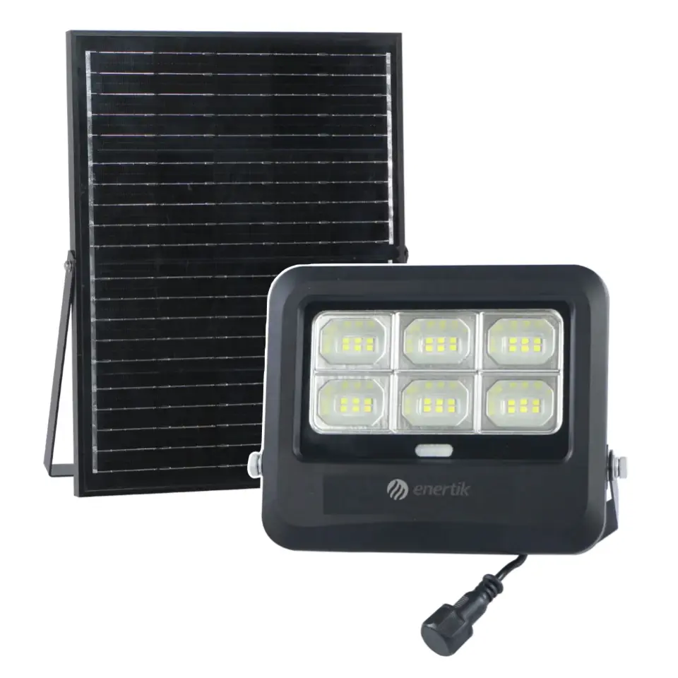 SSL-FL-A-100-IMG00 Proyector/Reflector LED Solar - Luz Blanca Fría (6500K), 500 lm - Imagen 1