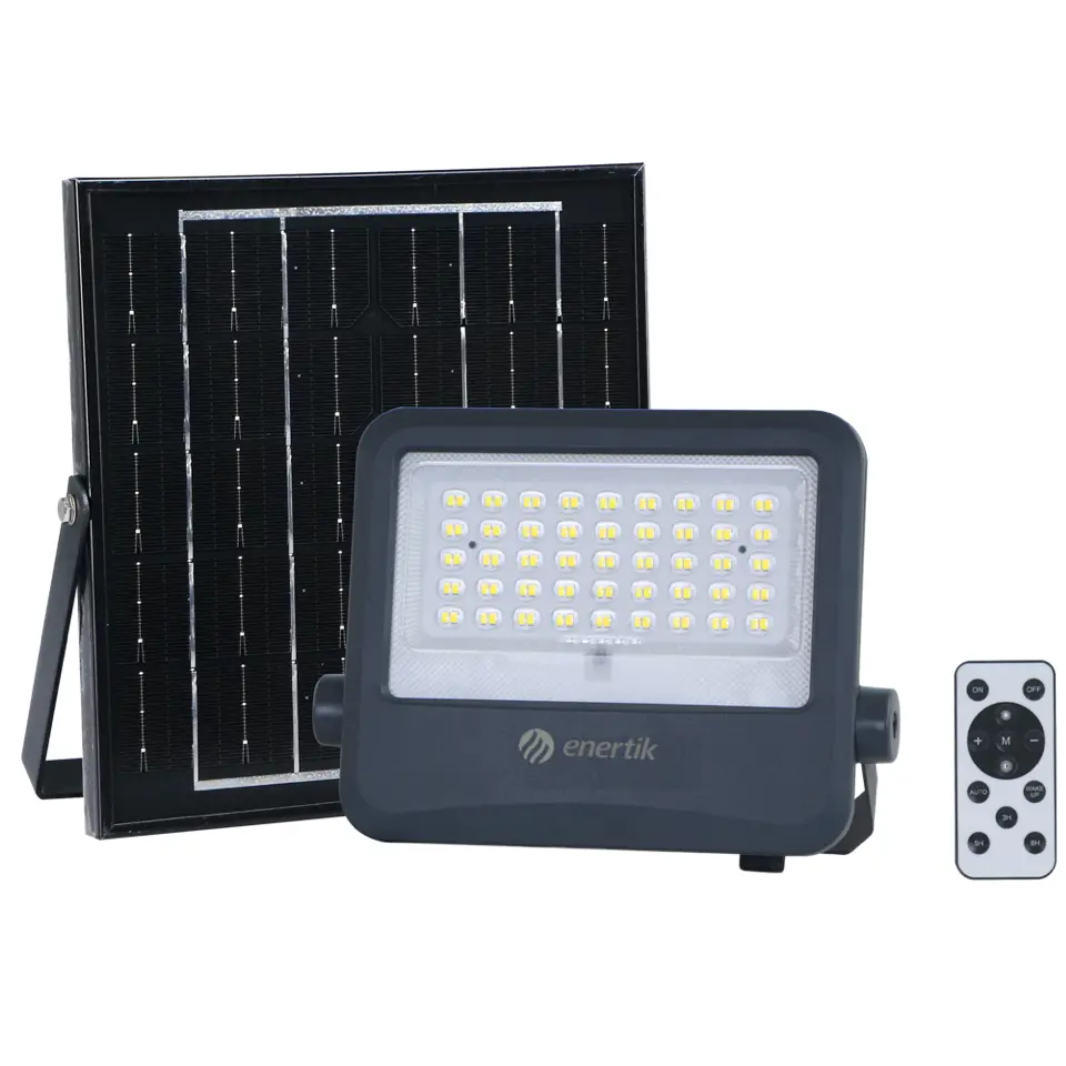 SSL-FL-A-200-IMG01 Proyector/Reflector LED Solar - Luz Blanca Fría (6500K), 1000 lm - Imagen 1