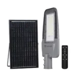 Farola LED Solar - Luz con Tono del Día Natural (5700K), 2700 lm, Aluminio