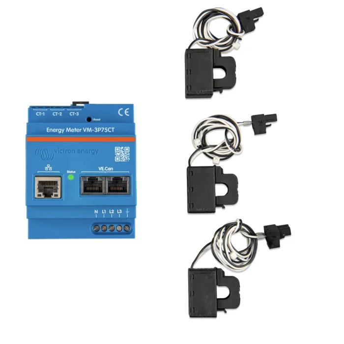 Medidor de Energía Trifásico – Victron M-3P75CT