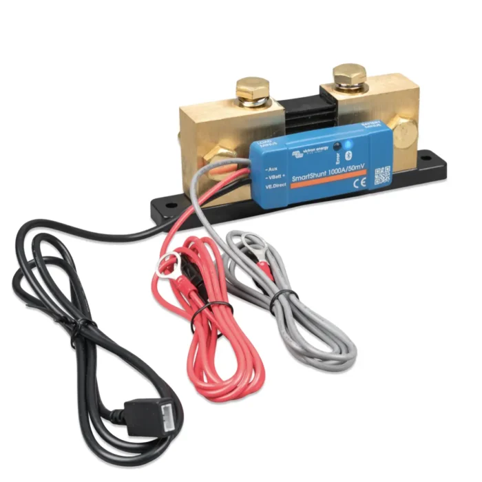 Medidor de Corriente de Baterías Inteligente - Smartshunt IP65 1000A 50mV