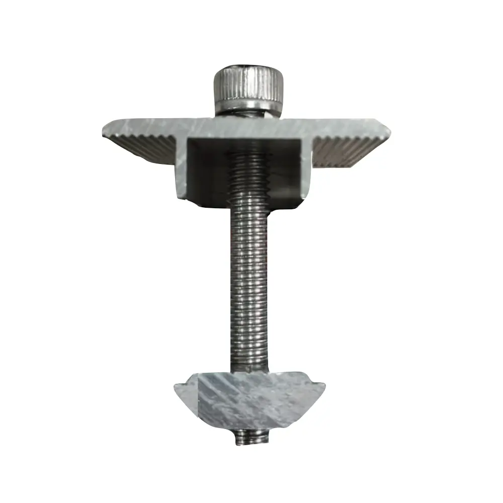 GN-X01-IMG01 Mordaza Medio para Panel Solar 30~35mm (Para rieles CG-010) - Imagen 1