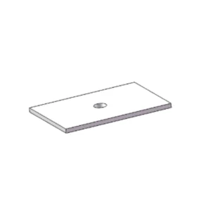 Placa Auxiliar de Aluminio para Sistema TYN-326-OP1 (Sin riel)