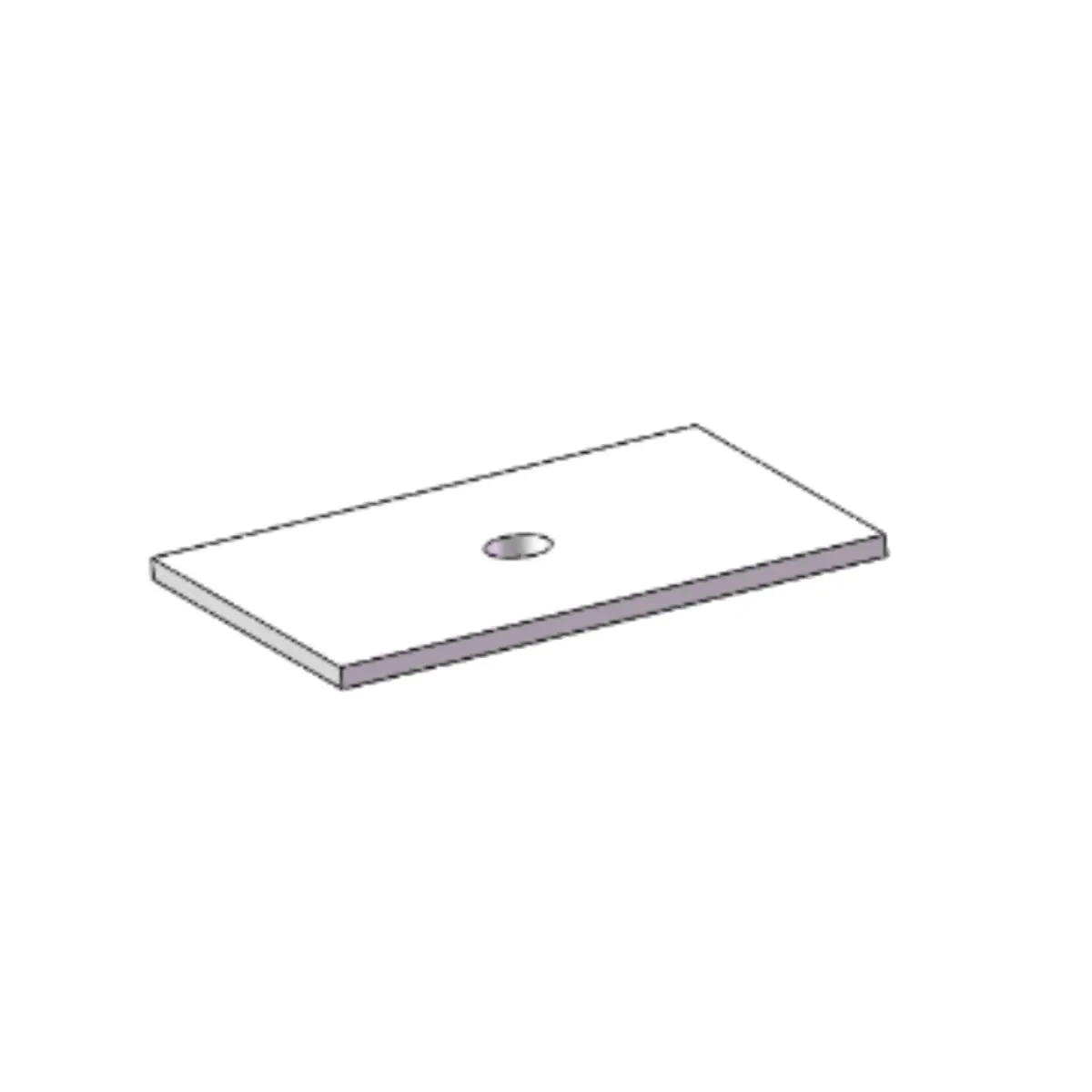 Placa Auxiliar De Aluminio Para Sistema Tyn 326 Op1 (sin Riel) 1 Placa Auxiliar de Aluminio para Sistema TYN-326-OP1 (Sin riel)