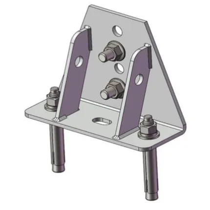 Base Fijador (Fijación para Bloque de Concreto)