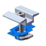 Mordaza Medio para Panel Solar 30/35mm (para rieles ZAMS-R)