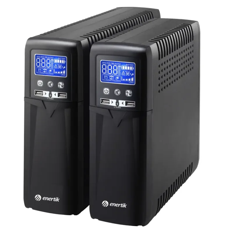 UPS Eneritik: fuentes ininterrumpidas de energía con diseño moderno y funcionalidad avanzada.