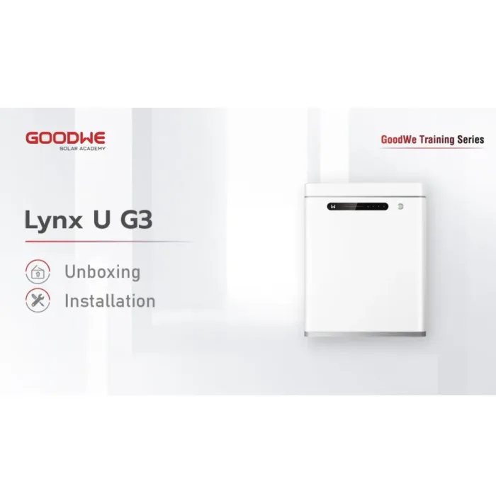 video goodwe bateria lynx u g3