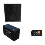 Kit Solar DC · 1 panel 30 W · batería 0,1 kWh