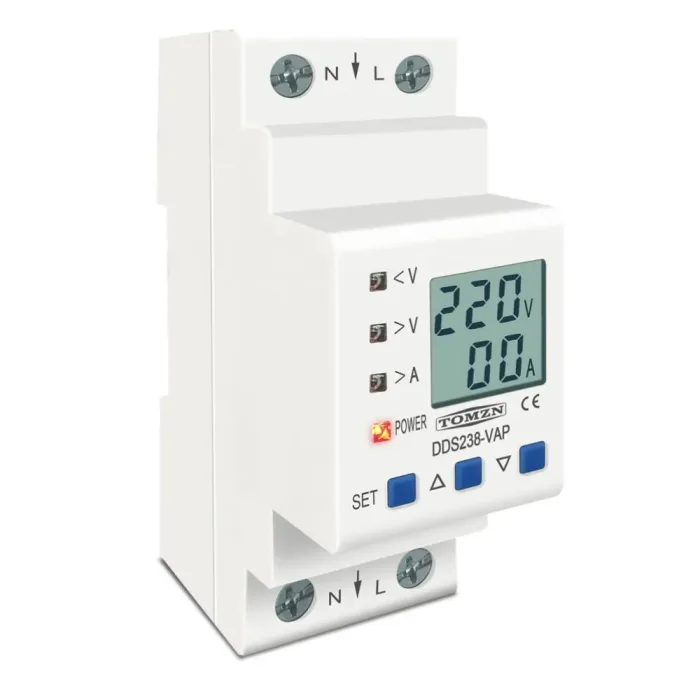 Protector de voltaje y corriente ajustable - 2P 80A - Imagen 2