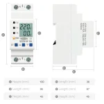 Protector de voltaje y corriente ajustable - 2P 63A - Imagen 5