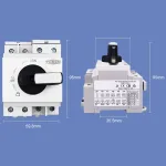 Seccionador Rotativo Solar 1200Vcc - 4P 32A - Imagen 4