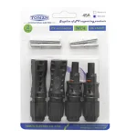 Conector MC4 1500Vcc 45A - Kit 2 Pares (para Paneles Solares) - Imagen 2