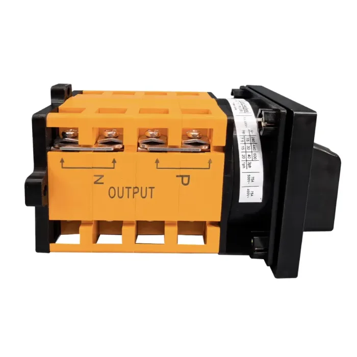 Conmutador Rotativo 230Vca 4 Entradas 1 Salida - 2P 75A - Imagen 2