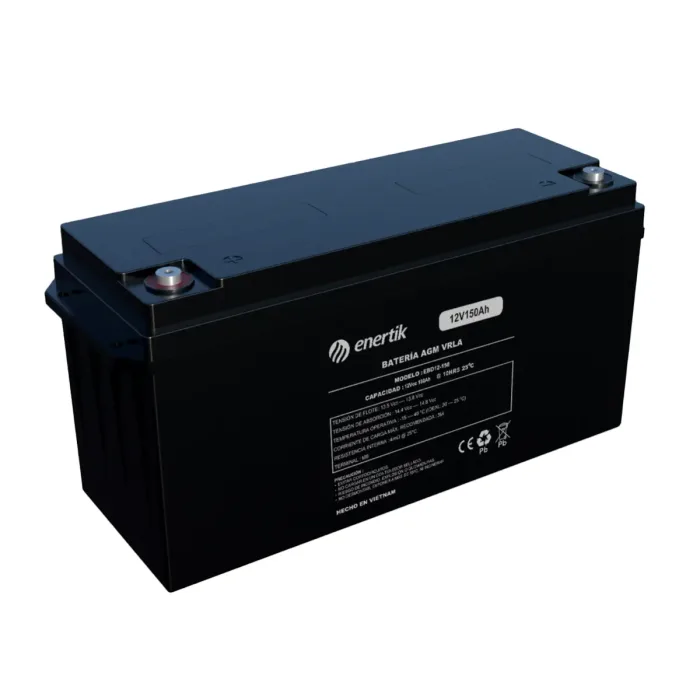 Batería de Ciclo Profundo AGM – Enertik – 12V 150Ah - Imagen 1