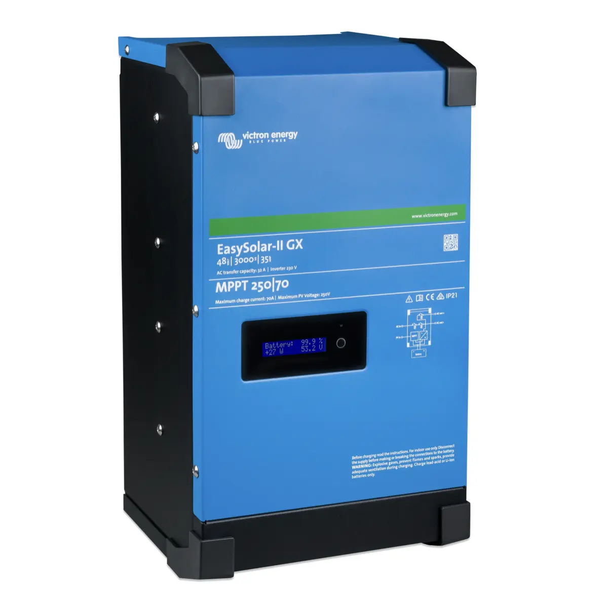 Dummy-EasySolar-II-48-3000-MPPT250-70-GX Dummy Victron EasySolar-II 48/3000/35-32 MPPT 250/70 GX - Imagen 1