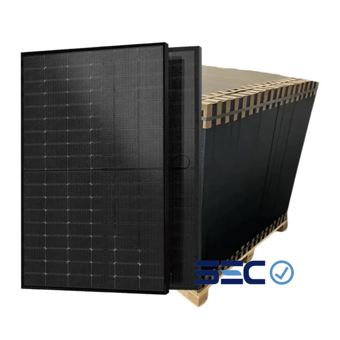 Panel Solar Hanersun - N-TOPCon Bifacial Doble Vidrio - Negro - 500W (Pallet x 37) - Imagen 1