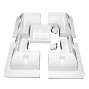 Soporte Plastico Panel Solar Para Vehiculos Kit 5pcs Abs5wh