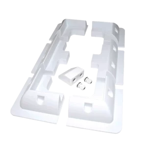 Soporte Plastico Panel Solar Para Vehiculos Kit 7pcs Abs7wh