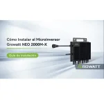 Microinversor con Conexión a Red - Growatt (Serie NEO-MX WIFI) - 1000W - Imagen 4