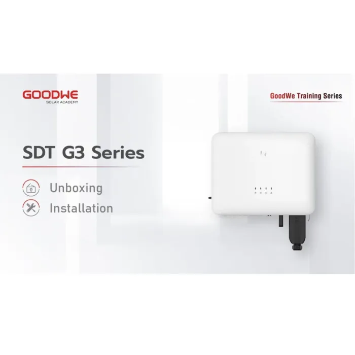 video goodwe sdt g3 unboxing