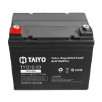 Batería de Ciclo Profundo Gel - TAIYO 12Vcc 33Ah