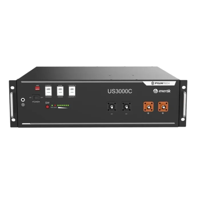 Dispositivo de almacenamiento de energía Pylontech US300C para soluciones energéticas eficientes.