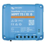Controlador de carga Victron SmartSolar MPPT 75/10 para optimizar energía solar.