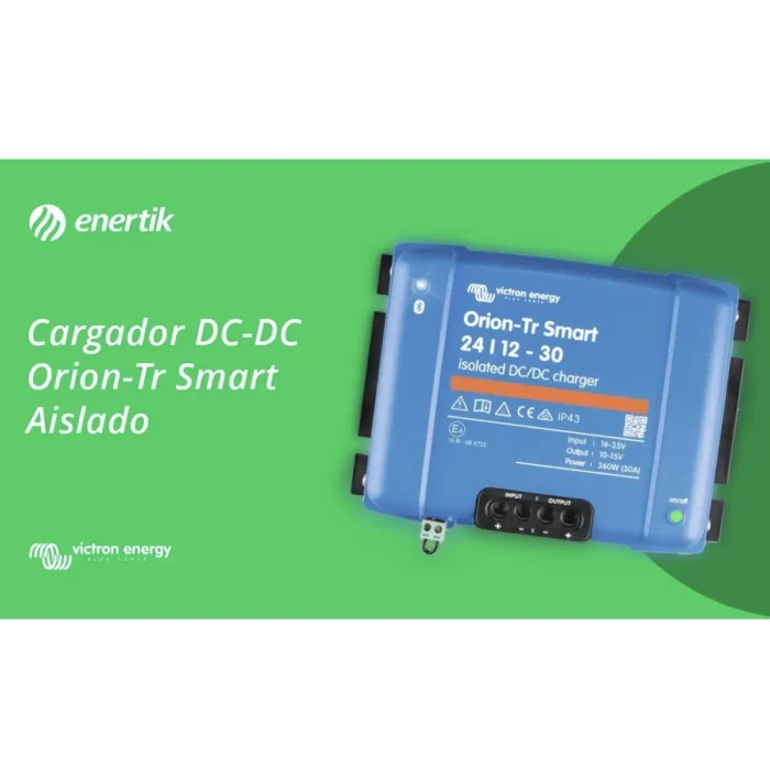 Video Enertik Cargador Orion Tr Aislado Victron