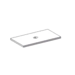 Placa Auxiliar de Aluminio para Sistema TYN-326-OP1 (Sin riel)